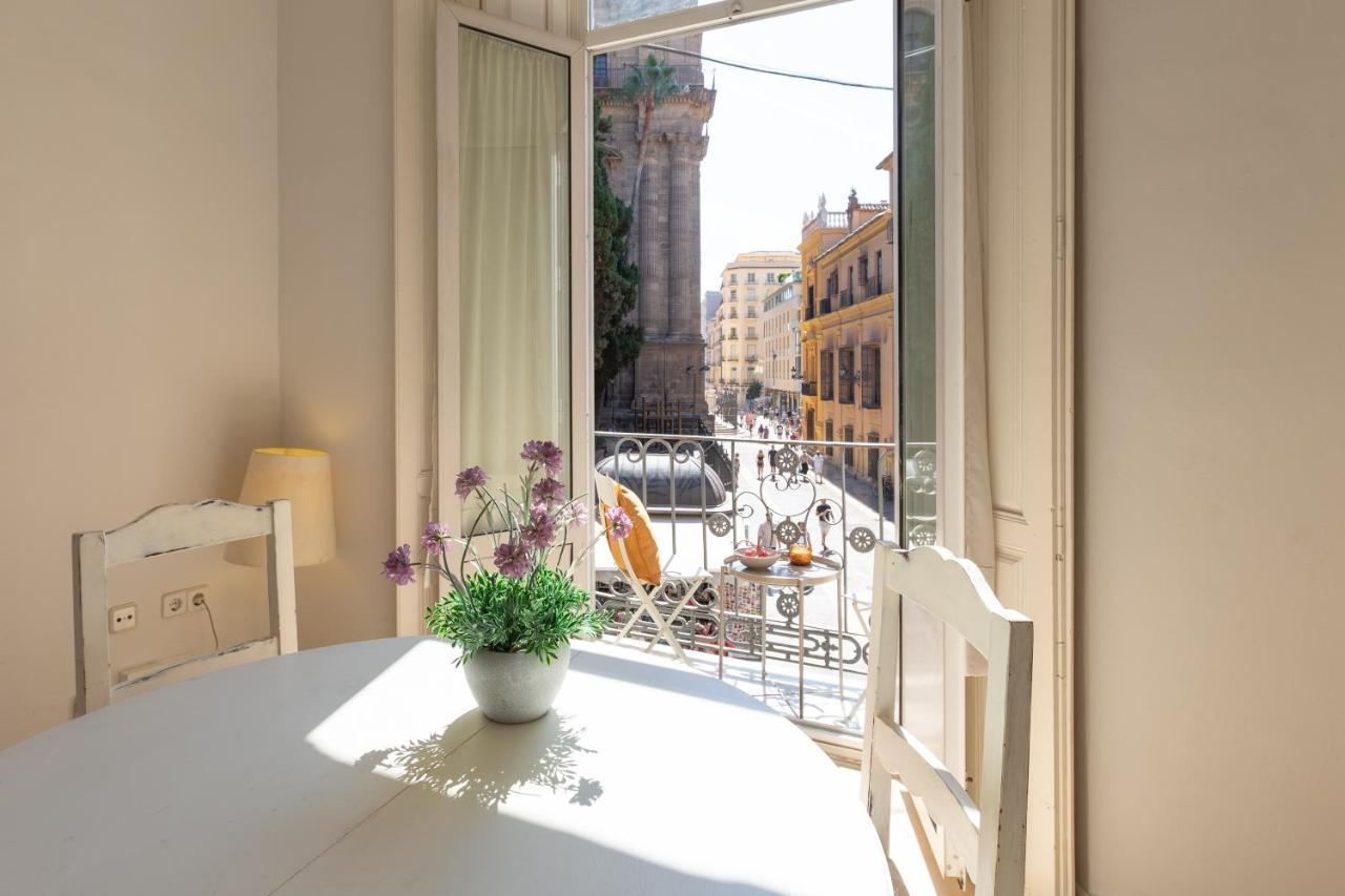 Luminoso Apartamento De Dos Habitaciones Con Vistas A Las Catedral Málaga Eksteriør bilde