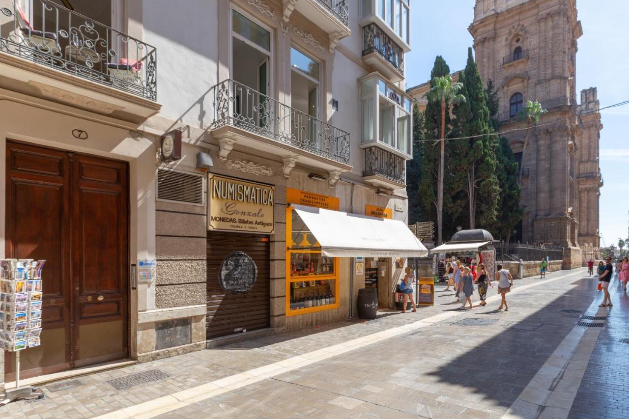 Luminoso Apartamento De Dos Habitaciones Con Vistas A Las Catedral Málaga Eksteriør bilde