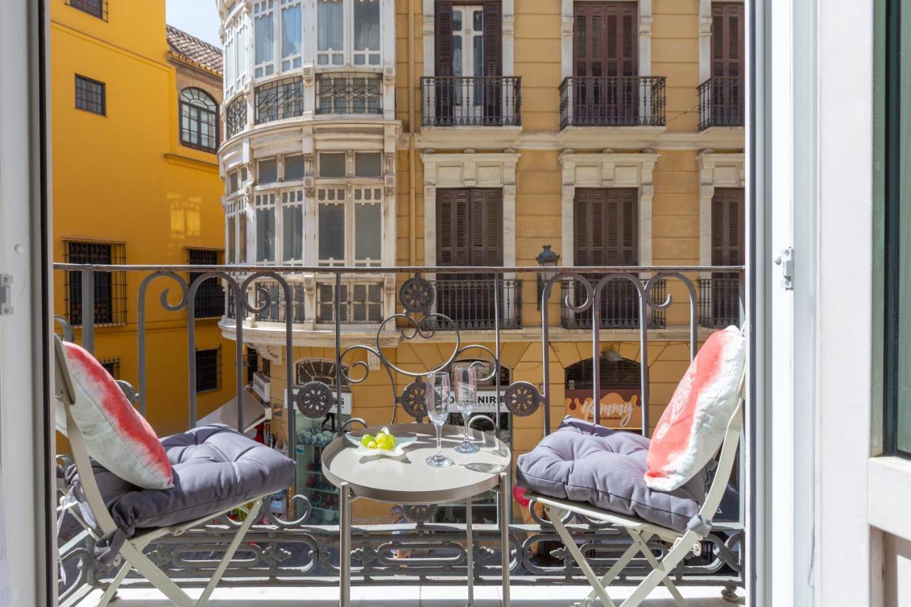 Luminoso Apartamento De Dos Habitaciones Con Vistas A Las Catedral Málaga Eksteriør bilde
