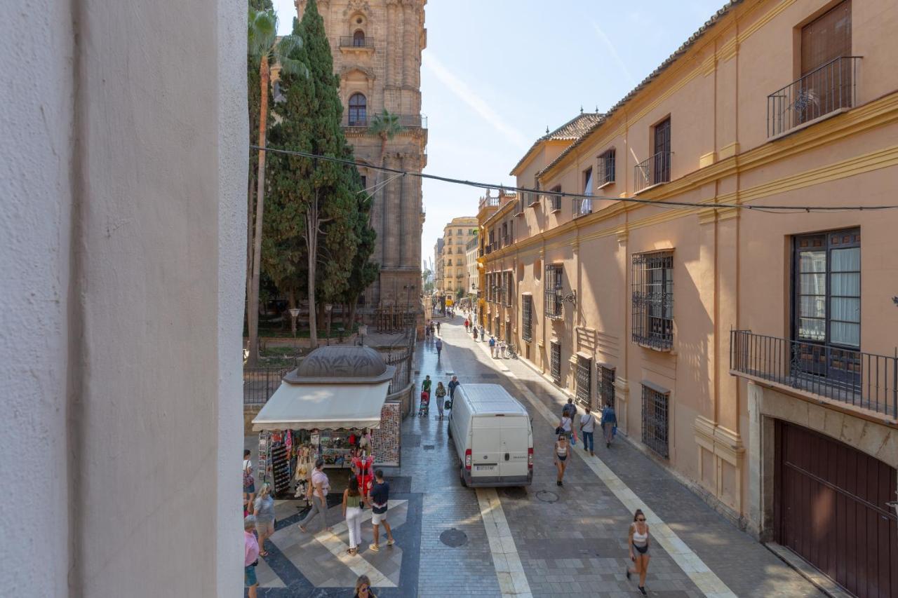 Luminoso Apartamento De Dos Habitaciones Con Vistas A Las Catedral Málaga Eksteriør bilde