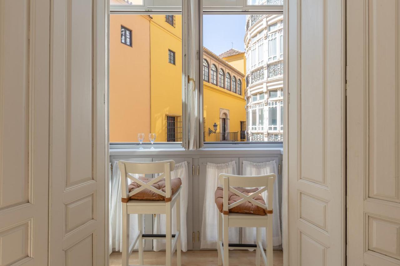 Luminoso Apartamento De Dos Habitaciones Con Vistas A Las Catedral Málaga Eksteriør bilde